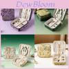 Style Jewelry Box With Leather Material For Gift Storage And Travel
