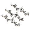 20Pcs Unique Hollow Tree Leaf Charm Pendant Link Connector DIY Making Gift