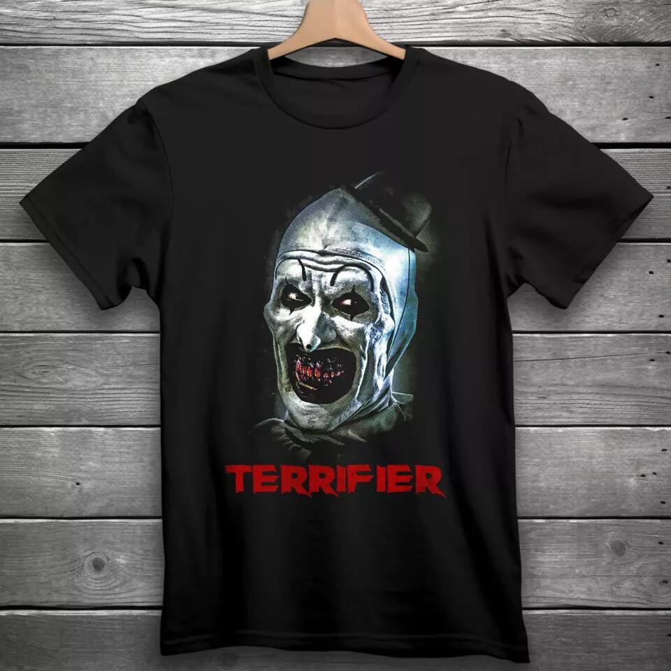 Terrifier Movie Horror TShirt Black S5XL Art the Clown S