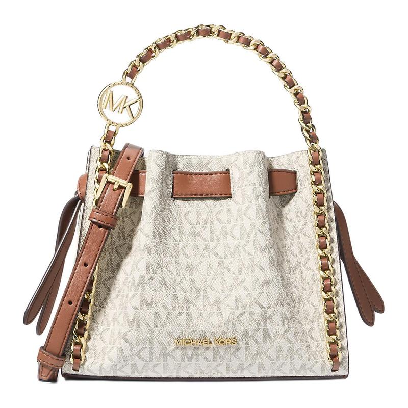 MICHAEL KORS handbag Mina Classic Presbyopia Chain Quilted Polyurethane Tote Bag Tote Bag Shopping Bag Hand-held Shoulder Crossbody Bag Small Women s белый