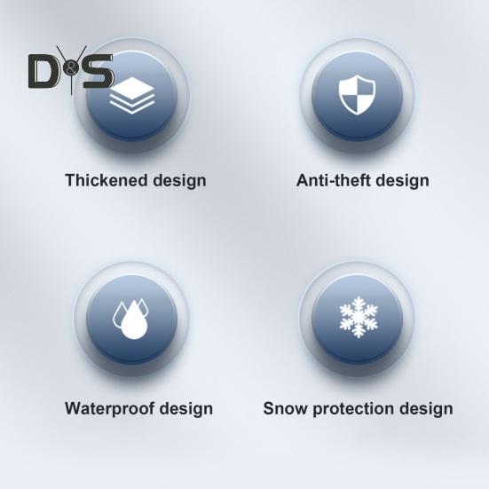 Car Windshield Cover Aluminum Film Ice Snow Protector Rearview Mirror Protection Universal Front Windscreen Snow Cover