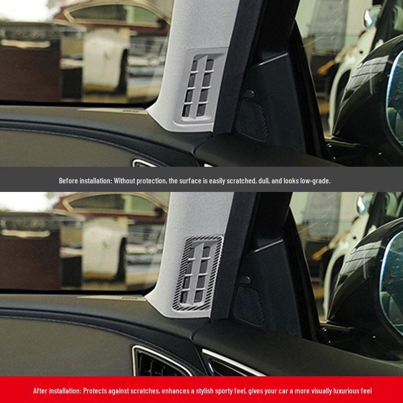 Infiniti Q50/Q60 Carbon Fiber A-Pillar Air Vent Trim Stickers