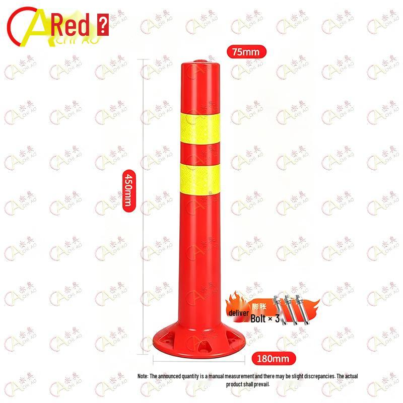 Flexible Traffic Warning Post