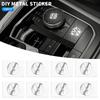 2025 Hot 2/5/10pcs Car Logo 3D Metal Stickers Decorative Accessories For Volkswagen Tiguan Bora POLO PASSAT CC Touran GOLF Jetta