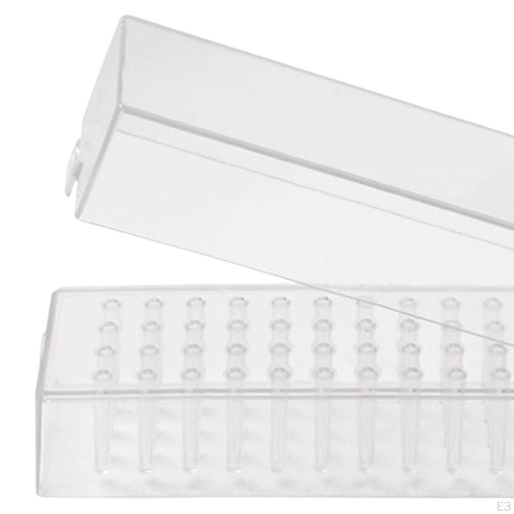 Bit Holder Dustproof Practical Accessories Storage Durable Safe Clearly Organizer Stand Case for