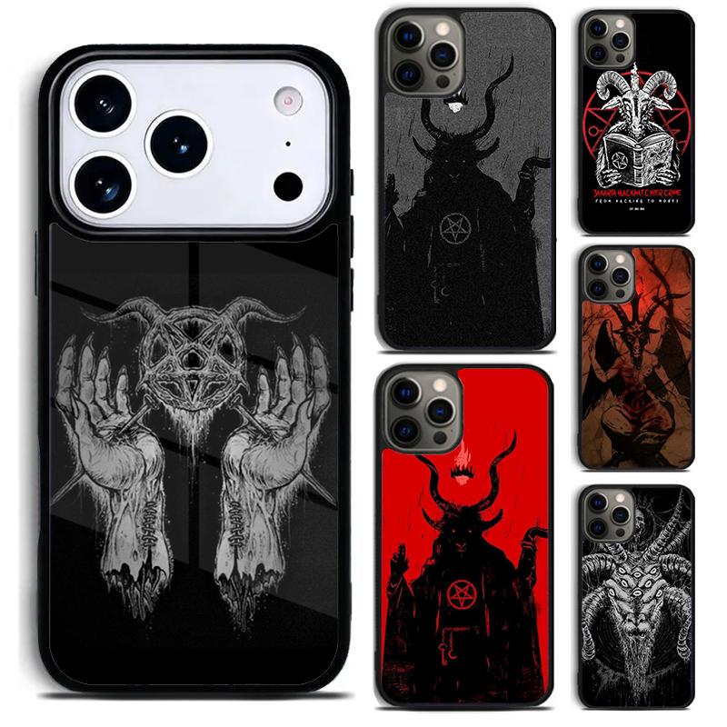 Devil Satan Phone Case For iPhone 17 16 15 14 13 12 11 Pro Max Plus 17Air Soft Silicone Cover