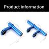 Soporte extendido para manillar de bicicleta de 10/20/30 cm, soporte para faro de bicicleta de montaña, barra extendida, piezas para portaequipajes