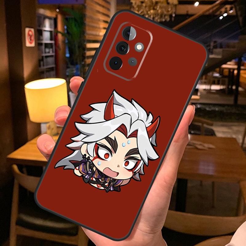 Genshin Impact Arataki Itto Case For Samsung Galaxy A56 A36 A54 A34 A14 A06 A16 A26 A12 A32 A52 A13 A33 A53 A15 A35 A55