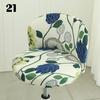Elastic Arc Chair Cover Bar High Stool Cashier Bank Stool Cover  Kitchen Chair Cover Dining Home Decor Seat Cover
