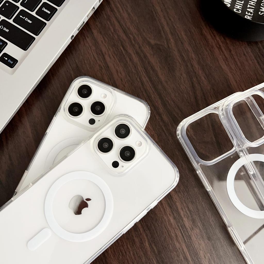 Applicable To Apple 16 Smart AI Touch Phone Case IPhone 16PM Magnetic Acrylic Camera Button Protection Case