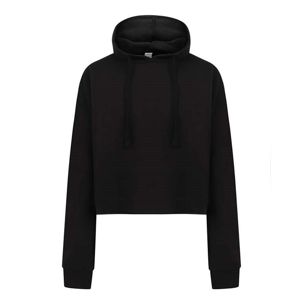 SF Women Womens/Ladies Slounge Cropped Hoodie