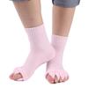 1 Pair Yoga GYM Massage Five Toe Separator Socks Foot Alignment Pain Relief