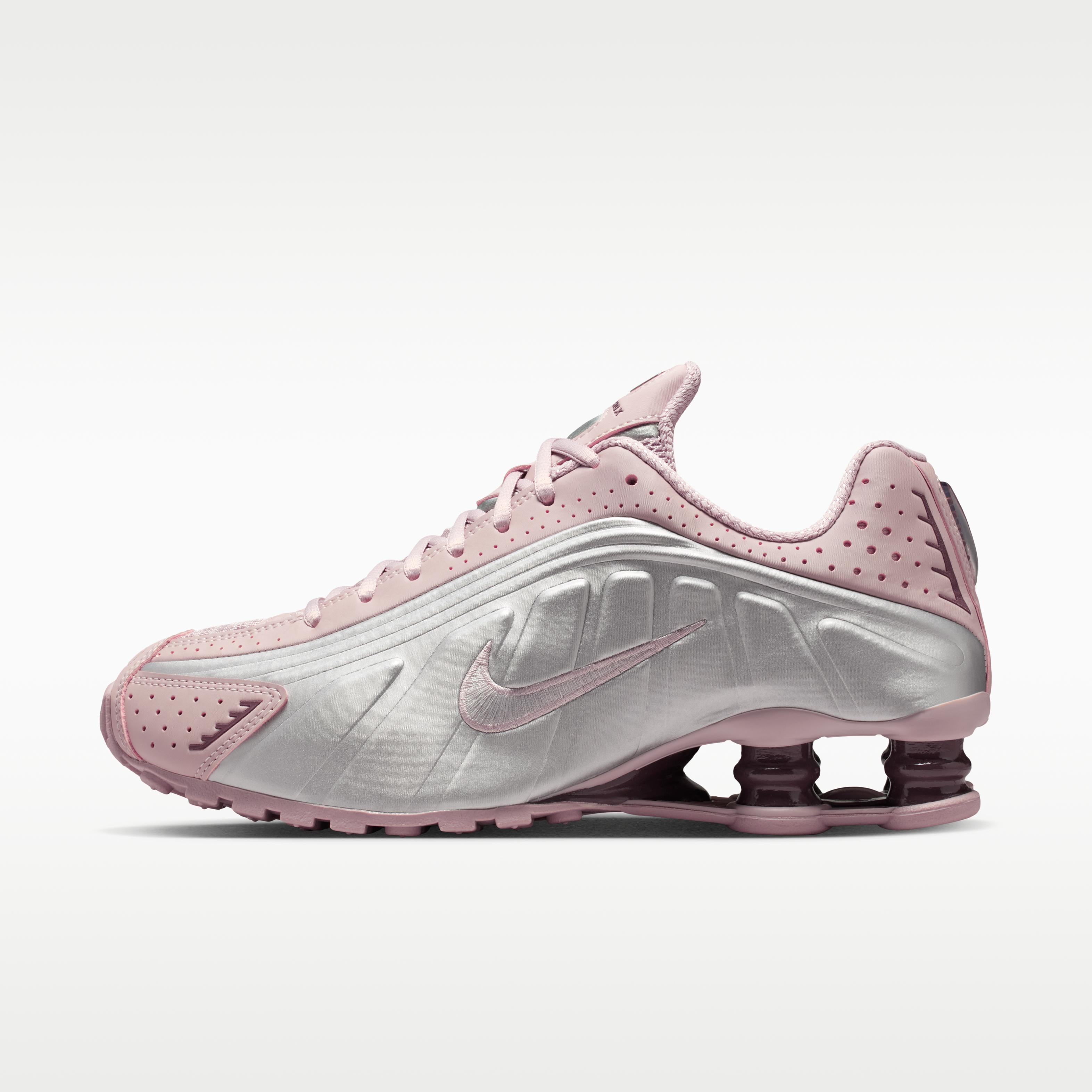 Nike Shox R4 Particle Rose Tattoo Silver (Women s) 35.5
