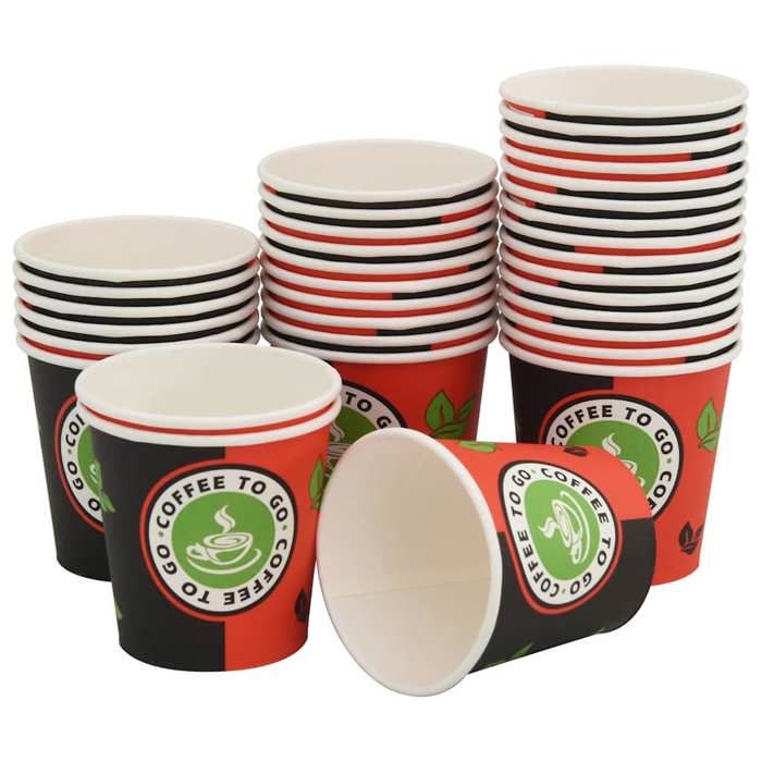 VidaXL Disposable Coffee Cup 1000 Pcs Paper 120 Ml (4 Oz)