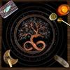 Metaphysical Game Mat Pendulum Divinations Altar Tablecloth Board Game Card Pad