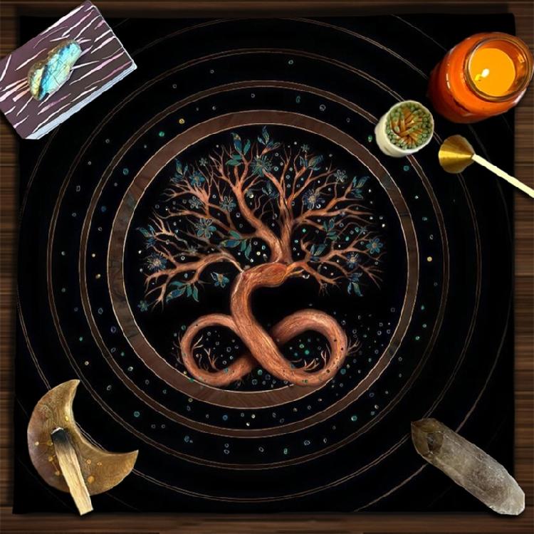 Metaphysical Game Mat Pendulum Divinations Altar Tablecloth Board Game Card Pad