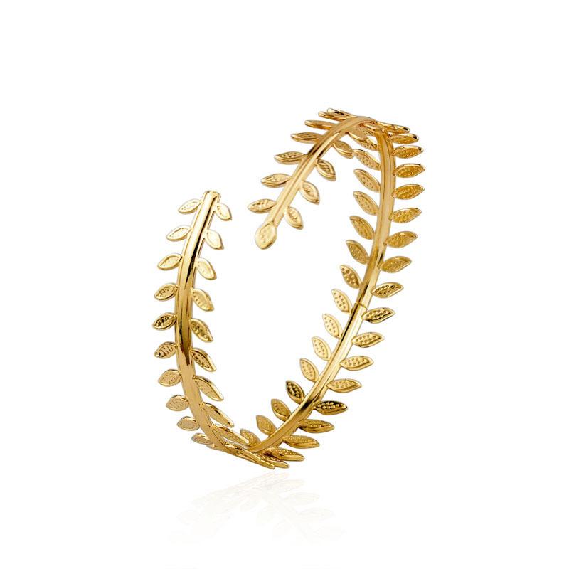 European and American Personality Exaggerated Metal Cross Hollow Bracelet Set, Snake Arm Ring Circle Street Auction Bracelet