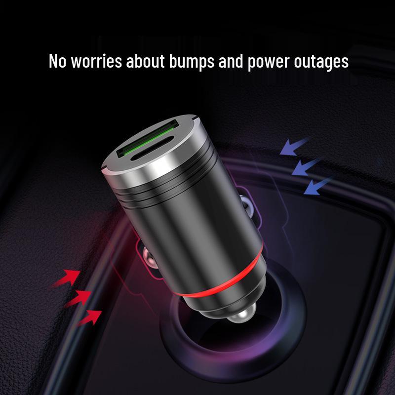 Huawei 100W Super Fast Car Charger, Mini Ring Design, PD30W Compatible