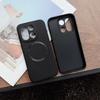 With Magsafe Magnetic Plain Leather Lychee Case For One Plus 15 13s 13T 13R 13 Ace 5 OnePlus Nord 5 4 CE 5 Camera protect Cover