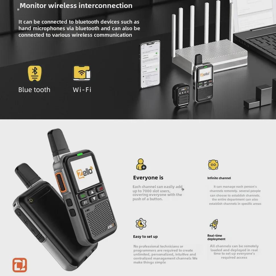 Global Walkie-Talkie ZL38: 5000 km Range, Outdoor Fleet Logistics, Mini Wireless Positioning.