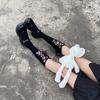 Ins Lolita Calf Socks Teen Sweet Princess Wind Cross Strap JK Stockings Cotton Socks Children