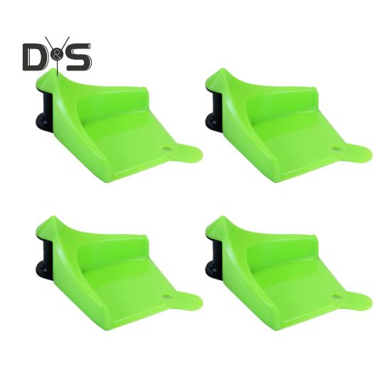 

4 шт. Направляюча для автомобільного шланга Ролик для шинного шланга Компактний дизайн Легка широка деталізація Направляюча для шланга для шин Пластикові інструменти для миття 4pcs зелений