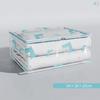 Quilt Storage Bag Large Capacity Three-Dimensional Dustproof Waterproof Clear Clothes Organizer Household Printed Quilt Bag