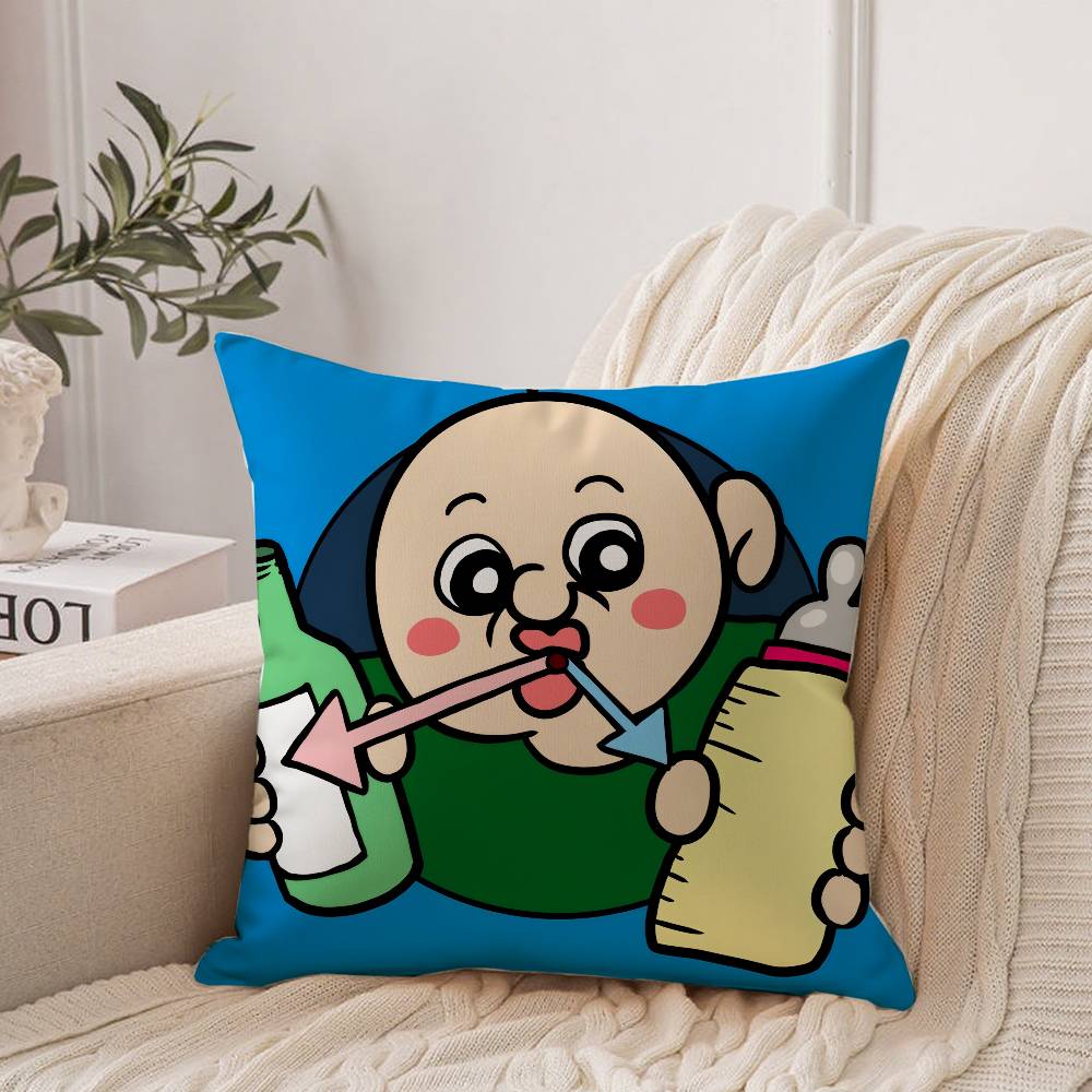 Bbangbbangs Diary Cartoon Pillow Case Home Decor Throw For Sofa Bed Car Room Decor Gift Idea
