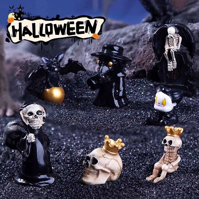 Halloween Spook Beeld Ornament Halloween Decoratie Bureau Accessoire Mini Kantoor Accessoire Kamer Decor