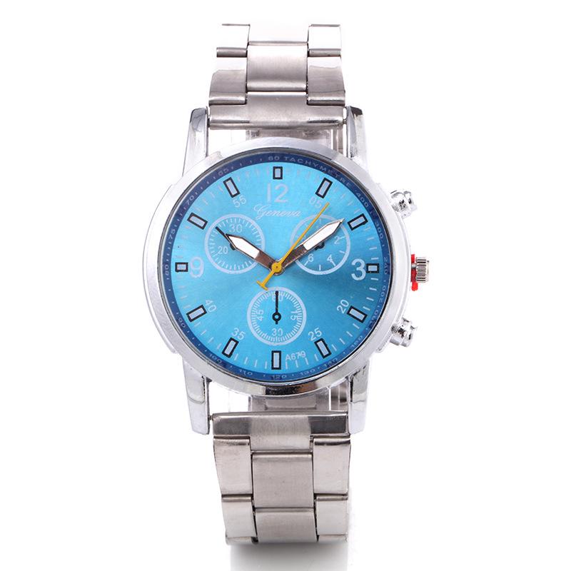 Fashion Mens Stainless Steel Watches Luxury Quartz Wristwatch Clock Men Business Casual Watch Relogio Masculino Steel Watch