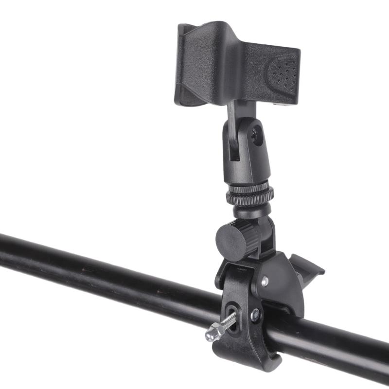Durability Plastic Metal Microphone Clamp Mount For 16mm To 47mm Devices Holder Ideal For Performances And Recording