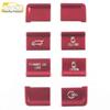 IMAX8 Aluminum Alloy Headlight Control Button Sticker for Left Center Console (Fits 21 Models)