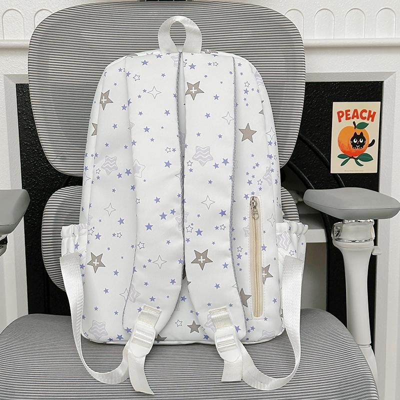 Student Schoolbag Women Star Printed Backpack