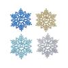 Decorations Christmas Party Snowflake Strips Transparent Plastic Festive Decor