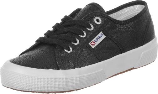 Кроссовки Superga 2750 Lame black/white