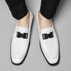 Fashion Quality Lightweight Daily Office Mens Shoes Brand Comfortable Business Party Wedding Leather Shoes Non Slip Sole Driving Loafers