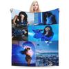 Soft Warm BlanketChild Travel A-Aitana Spanish Singer  Bedding Throws  Flannel Bedspread For Couch Chair Print Sofa Bed Cover