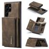 DG.MING M1 Series for Samsung Galaxy S25 Ultra Case Kickstand PU Phone Cover with Detachable Wallet