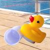 Cartoon Duck Floating Pool Dispenser Thermometer Kit Portable Pools Cleaning for Indoor Outdoor Garden Pools Cleaning