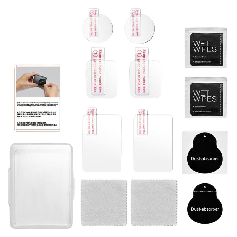 High Transparency Tempered Glass Screen Protector Anti Scratch Anti Fingerprint Clear Visuals Suitable For Action Camera