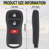 Keyless Entry Remote Key Fob Compatible with Infiniti FX35 FX45 QX4, Armada Pathfinder Frontier Murano Titan Quest Xterra Sentra, Replacement for