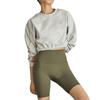 2024 Autumn/Winter Women's American Streetwear Pure Cotton Cropped Sweatshirt