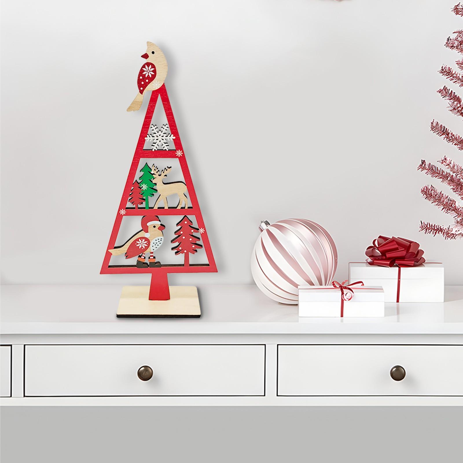 

Дерев яна різдвяна прикраса Центральні частини дерев яного столу для робочого столу Дерев яні різдвяні дерев яні прикраси для вечірок Вивіска Дерев яні прикраси обіднього столу One Size