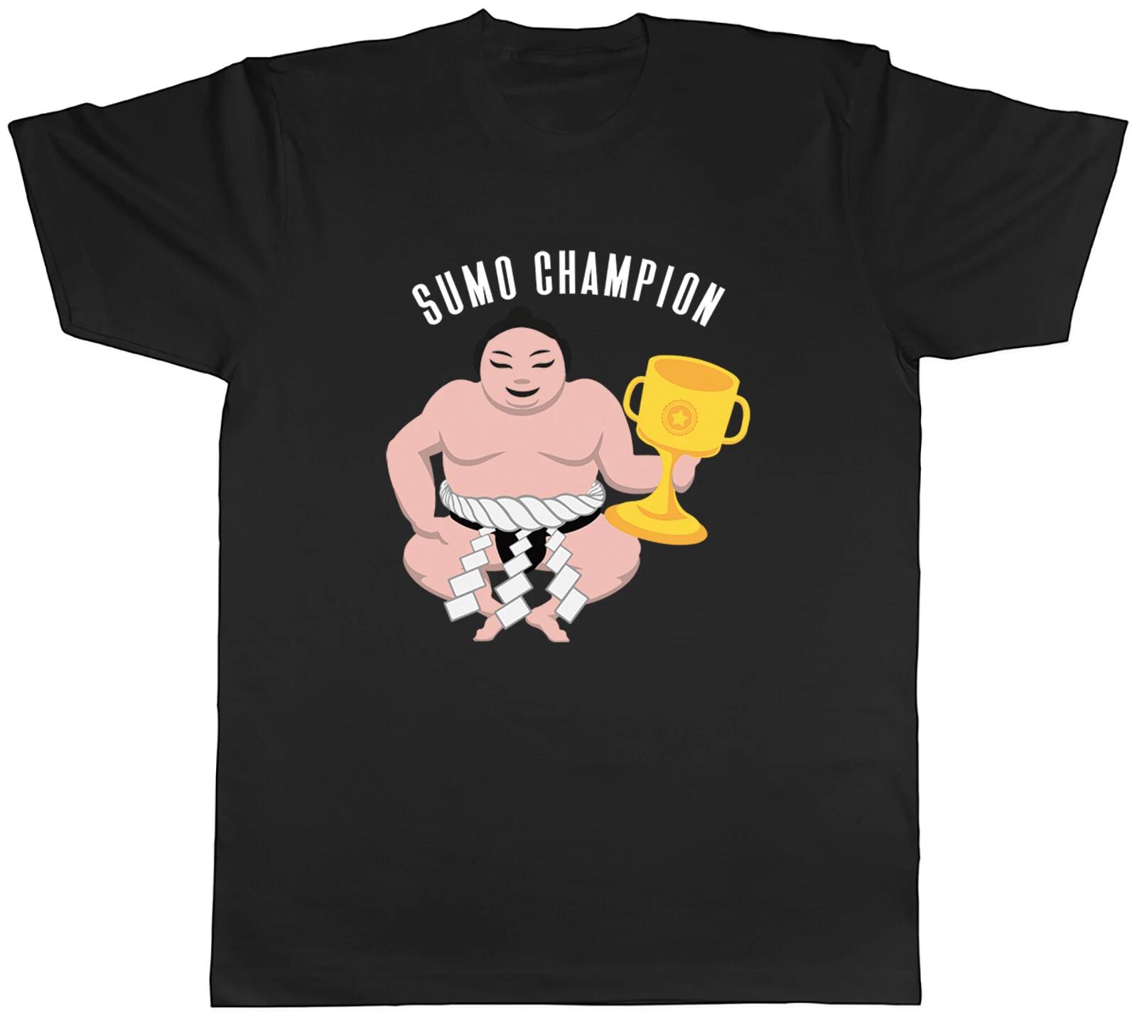 Sumo Wrestling Mens T-Shirt Sumo Champion Rikishi Dohyo Unisex Tee Gift M