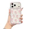 Pink Bow for Apple 15 Mobile Phone Case Iphone12promax Transparent 14/13/11/XSMAX Airbag