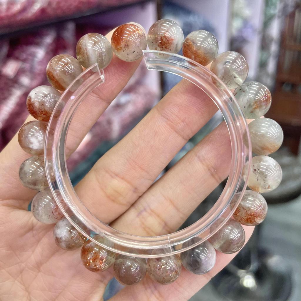 Natural Crystal Bracelet Women'S Golden Sparkle Arusha Golden Sun Bracelet Loose Beads Multi-Mica Straight