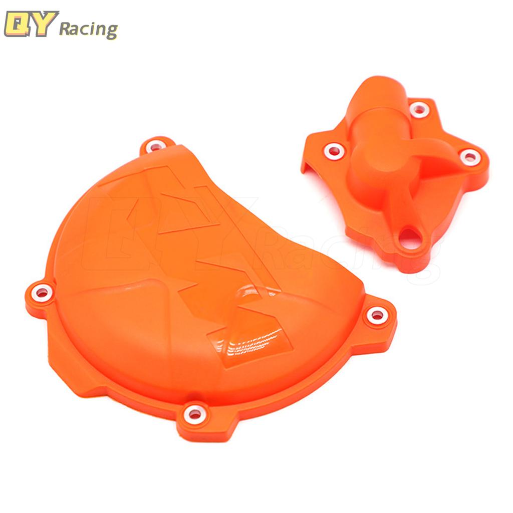 Clutch Cover Water Pump Guard Protector Oil Fuel Filler Cap For KTM 250 350 SXF EXCF XCF XCFW Freeride SIX DAYS SX-F EXC-F XCF-W
