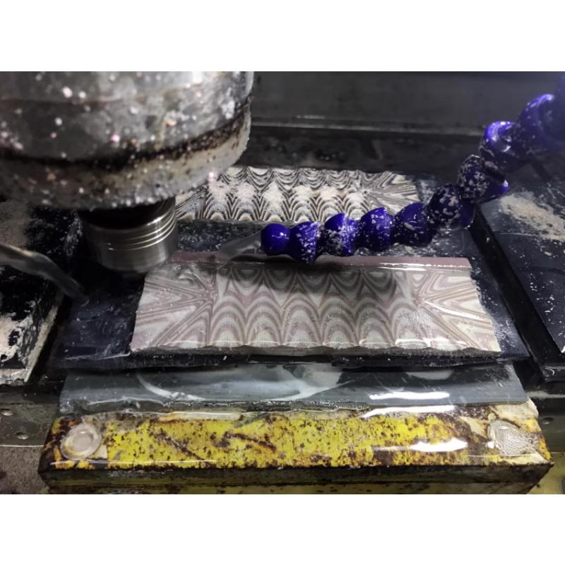 1 kus G10 sklolaminátová šablona nůž DIY výroba materiál na rukojeť černá/hnědá/olivově zelená oranžová G10 skvělý maskáčový vzhled nůž