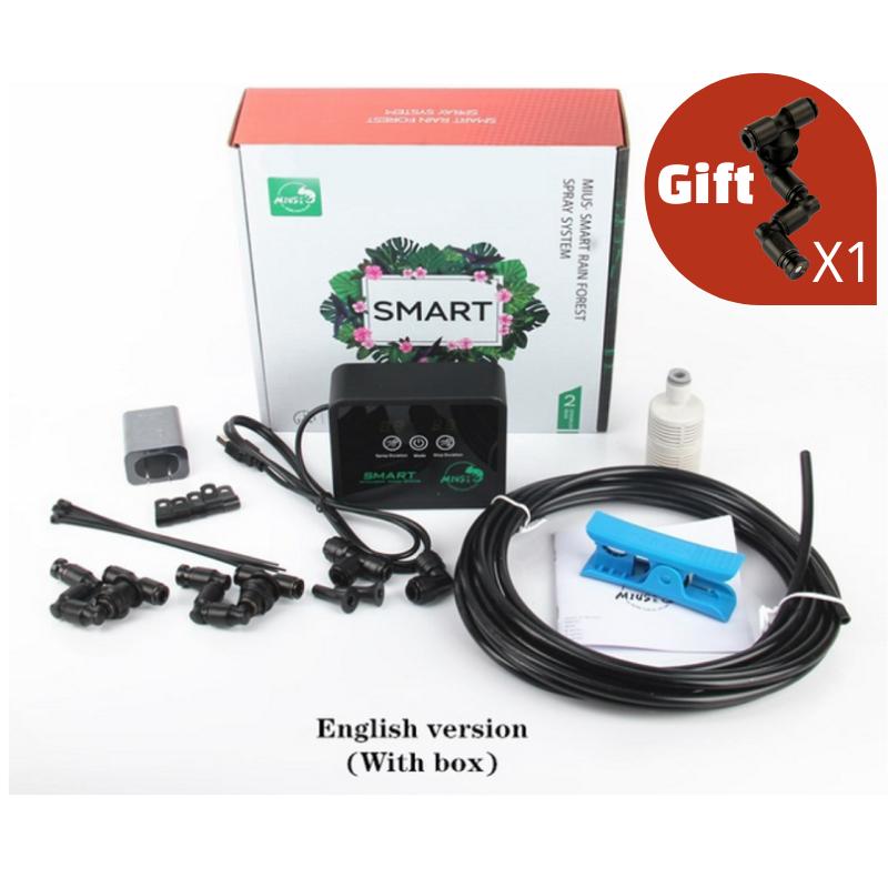 Smart Reptile Atomizer Electronic Timer Glass Container Humidifier Automatic Fog Rainforest Spray System Control Kit 2025 New