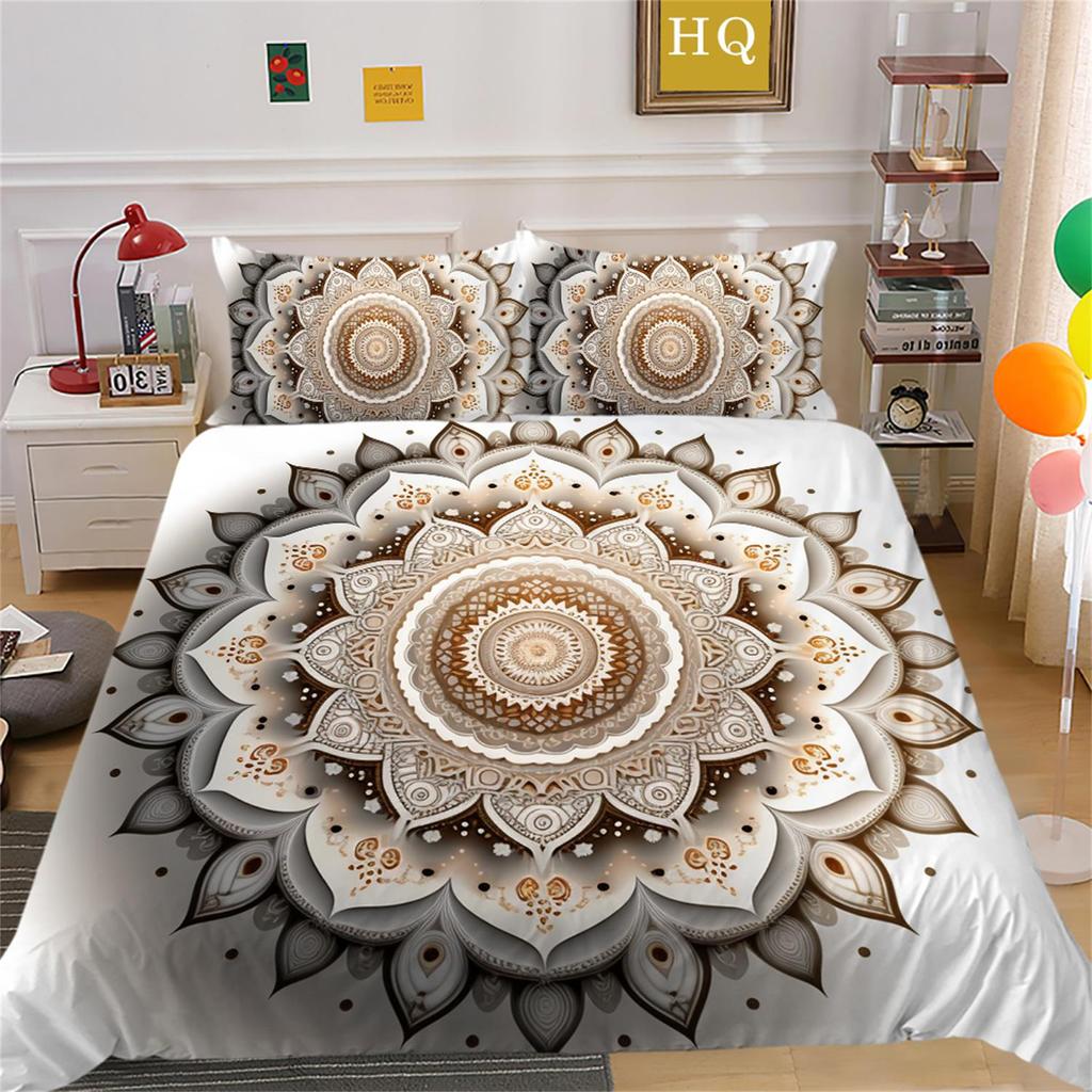 Bohemian Home Bedding Set Bedroom Quilt Cover Pillow Cover Bedding Set AU/EU/US Full Size Bedding Set Extra Large